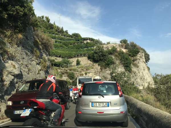 driving on the Amalfi Coast
