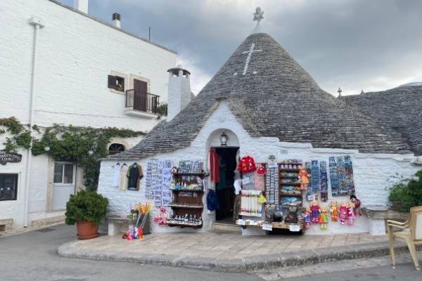 One of many gift shops in Alberobello