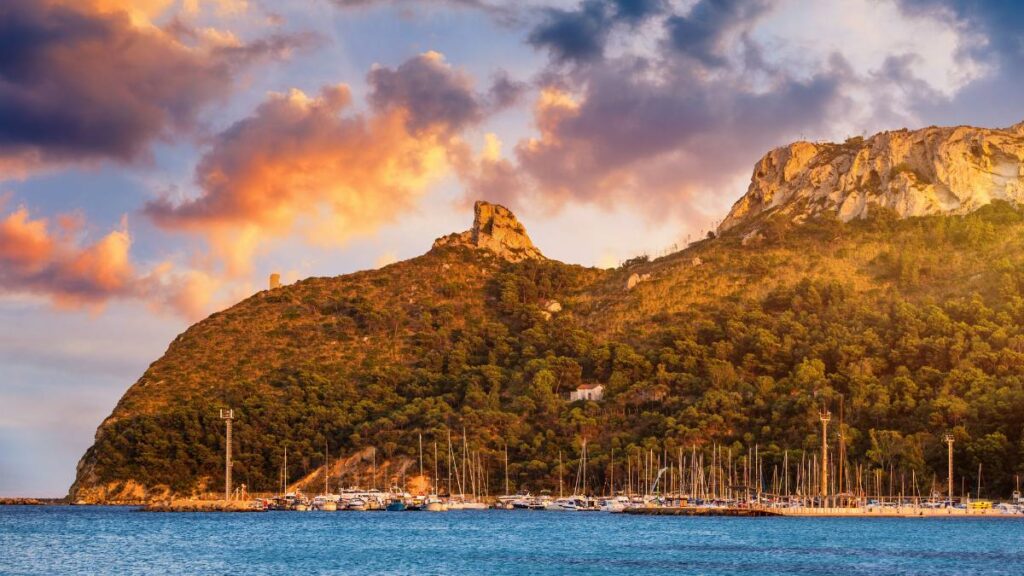 Poetto beach Cagliari Sardinia