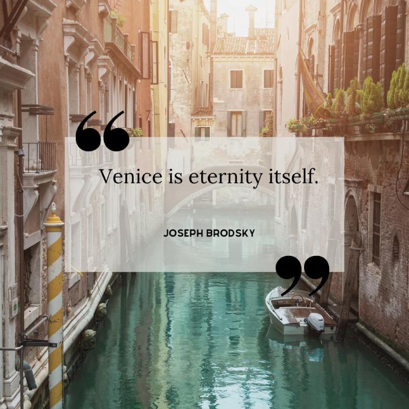 Venice canals - quotes about italy