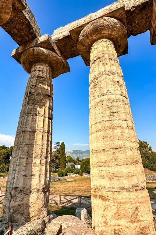 doric columns in a temple