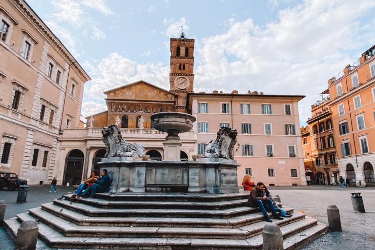 Where to Stay in Rome for First Timers 5 piazza di santa maria in trastevere - one of the most popular areas of where to stay in rome for first timers
