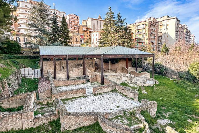 Roman baths complex in Chieti, Aburzzo